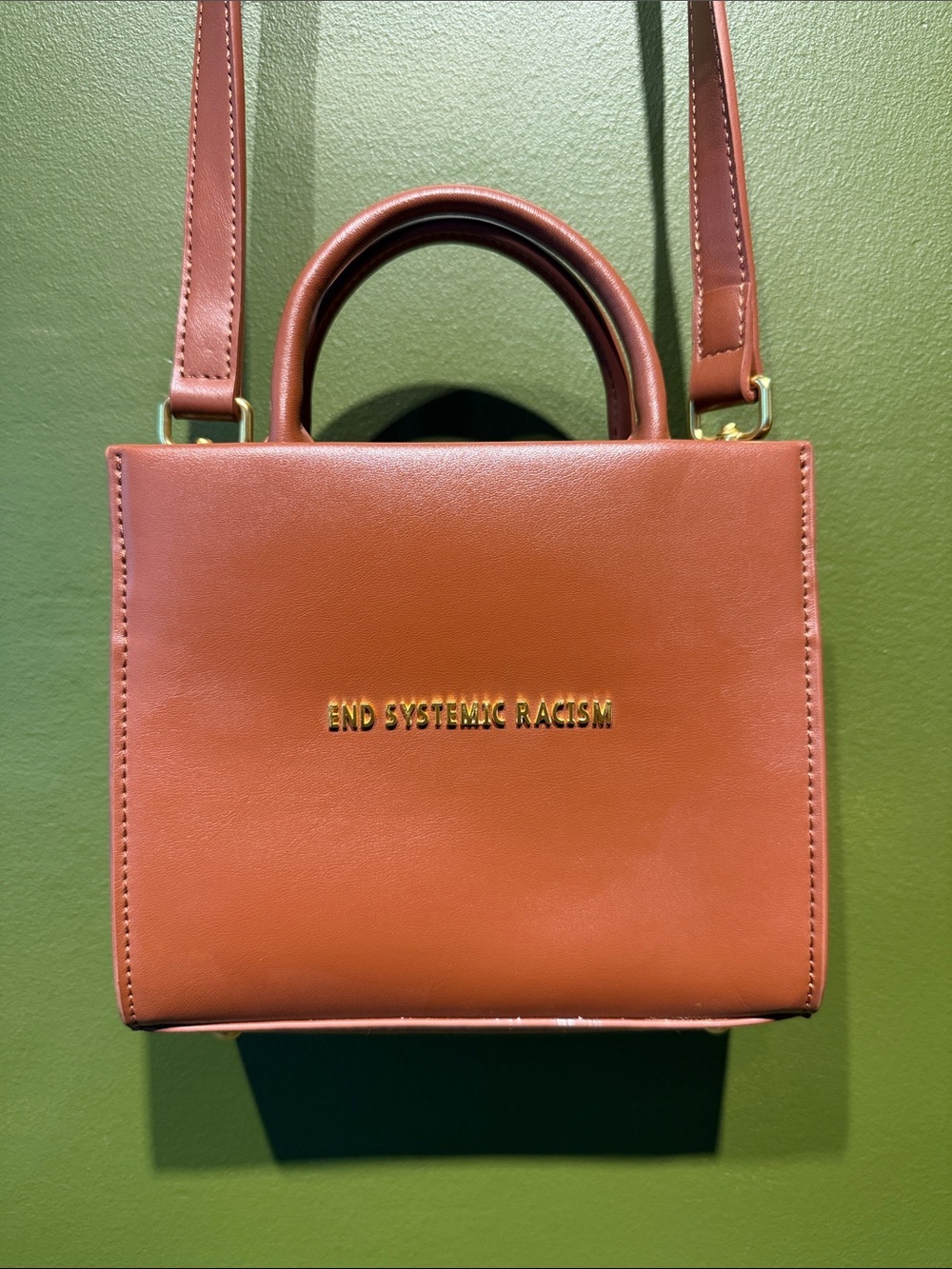 Brandon Blackwood Women's Square Crossbody Bag - End Systemic Racism - Picture 2 of 5